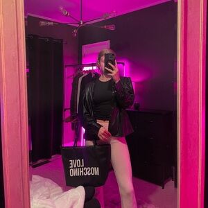 Nanette Lepore leather jacket!